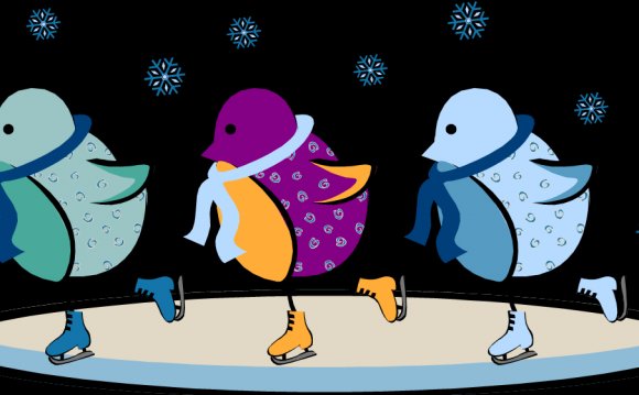 Ice Skating Clip Art