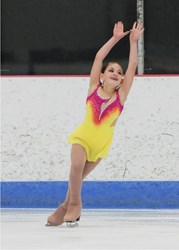 A young Traverse City figure skater.