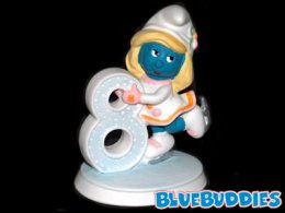 Figure Skater Smurfette Figurine Figure Skater Smurfette Figurine