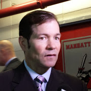 Former NY Rangers goalie, Mike Richter was at the Re-opening of the Ice Casino at Playland. Photo by: Pamela Stern