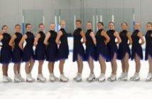 Phoenix Synchronized Skating Intermediate team, New practice skirt and leotard, The Line Up
