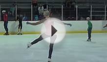 Adult Figure Skater Biellman Spin