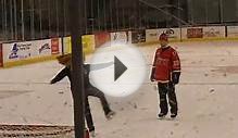 Brandon Prust Figure Skates like a little girl!