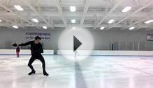 Catch foot camel spin - figure skating