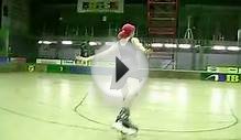 Inline Figure Skating - Waltz jump training